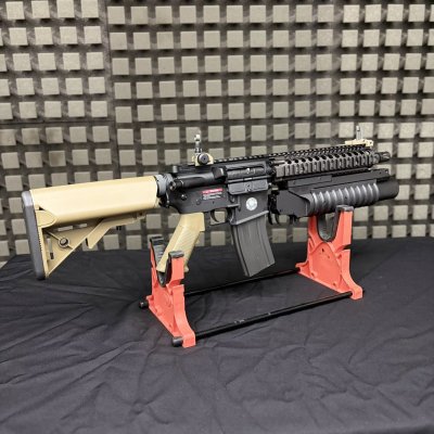 ปืนยาวไฟฟ้า Cybergun/E&C 705 s4 Mk18 Mod1 +M203 -_-