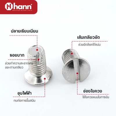 HANN น็อตจาน เสริมรอยบาก
