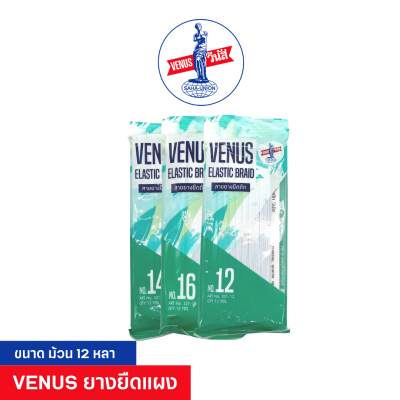 VENUS ยางยืดแผง 12 หลา