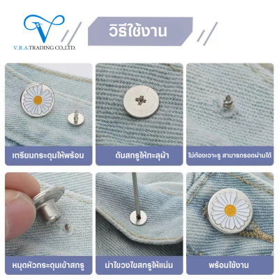 ชุดเซ็ทซ่อมกระดุมยีนส์