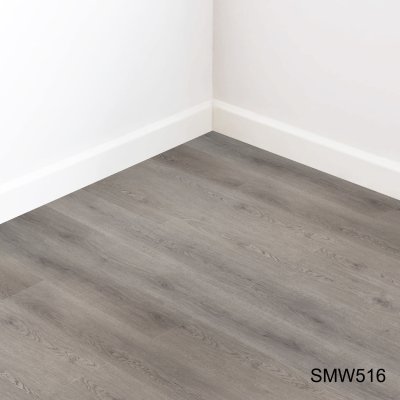 กระเบื้องยาง Rectango SPC รุ่นปูตรง ลายไม้ ความหนา 5 mm. รหัส SMW516