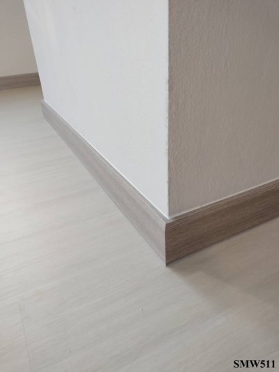 กระเบื้องยาง Rectango SPC รุ่นปูตรง ลายไม้ ความหนา 5 mm. รหัส SMW511