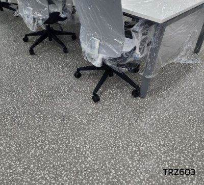 กระเบื้องยาง Rectango LVT รุ่น Terrazz ลายหินขัด รหัส TRZ603
