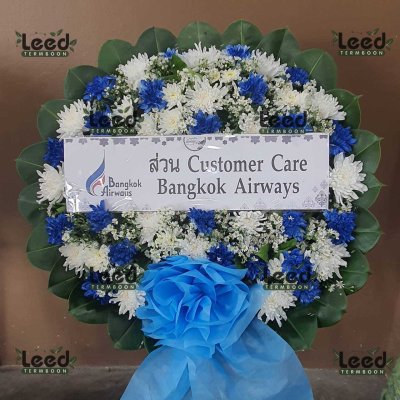 ผลงานจัดส่งพวงหรีดดอกไม้สด ร้านเติมบุญ เดือนกรกฎาคม 2568 ภาพที่ 46