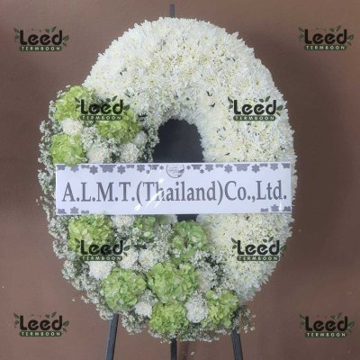 ผลงานจัดส่งพวงหรีดดอกไม้สด ร้านเติมบุญ เดือนกรกฎาคม 2568 ภาพที่ 48