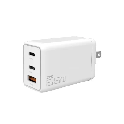หัวชาร์จ TYPE C ZTEC ZA651 65W GaN หัวชาร์จ TYPE C ZTEC ZA651 65W GaN