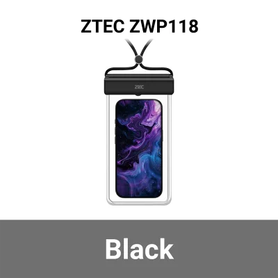 ซองกันน้ำ ZTEC Waterproof Phone Pouch (TPU) ดำ