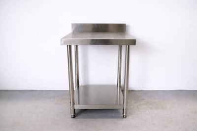 โต๊ะสแตนเลส แบบมีที่กั้น เกรด 201//Stainless table with dividersแข็งแรง รับประกันคุณภาพจากประเทศเกาหลี ขนาด60*60*80