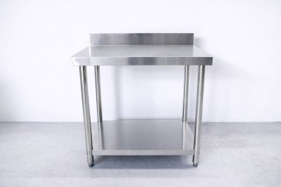 โต๊ะสแตนเลสแบบมีที่กั้น เกรด 201//Stainless table with dividers. แข็งแรง รับประกันคุณภาพจากประเทศเกาหลี ขนาด 90*60*80