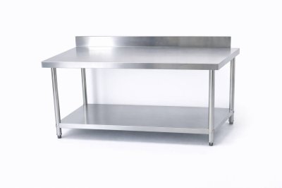 โต๊ะสแตนเลสแบบมีที่กั้น เกรด 201//Stainless table with dividers แข็งแรง รับประกันคุณภาพจากประเทศเกาหลี ขนาด 180*60*80