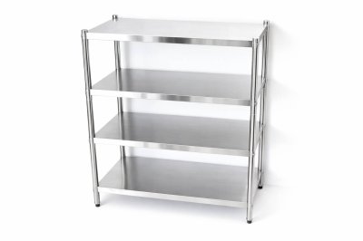 ชั้นวางของสแตเลส แบบตั้งพื้น 4 ชั้น เกรด 304 //Stainless steel shelf  แข็งแรงทนทาน รับประกันคุณภาพจากประเทศเกาหลี
