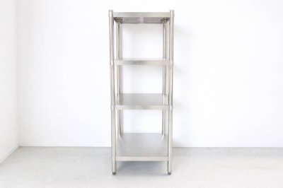 ชั้นวางของสแตเลส แบบตั้งพื้น 4 ชั้น เกรด 201//Stainless steel shelf  แข็งแรงทนทาน รับประกันคุณภาพจากประเทศเกาหลี