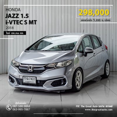 HONDA JAZZ, 1.5 i-VTEC S MT 2018
