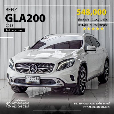 BENZ GLA-CLASS, 200 ปี 2015 สีขาวโฉม W156 ปี14-20