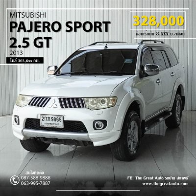 MITSUBISHI PAJERO, SPORT 2.5 GT เกียร์AT ปี 2013 สีขาว โฉม ปี08-15