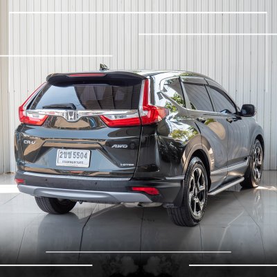 HONDA CRV, 1.6EL i-DTEC 4WD 2018 สีเขียวเข้ม โฉม ปี17-23