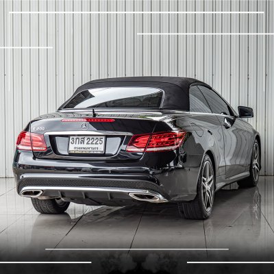 BENZ E-CLASS, E200 Cabriolet AMG 2015 โฉม W207 ปี09-16 สีดำ เครื่องยนต์ เบนซิน เกียร์AUTO รถศูนย์ Benz ไมล์ 226,046 km.