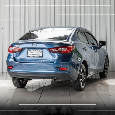 MAZDA2, 1.5 XD High Connect ปี 2018 สีน้ำเงิน โฉม ปี14-ปัจจุบัน 4Dr