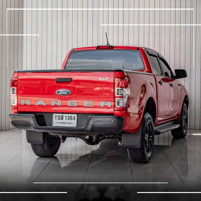 FORD RANGER, 2.2 XLT ปี 2021 สีแดงโฉม HI-RIDER DOUBLE CAB