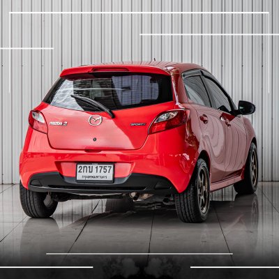 MAZDA-2 1.5 Spirit Sports ปี 2013 สีแดง โฉม ปี09-14 5Dr