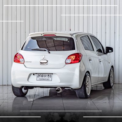 MITSUBISHI MIRAGE, 1.2 GLX 2013 สีขาว โฉม ปี12-ปัจจุบัน