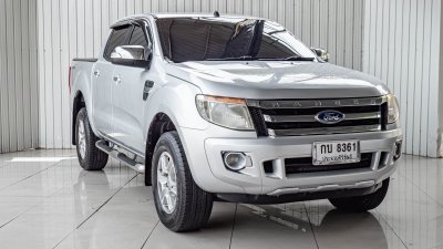 FORD RANGER 2.2 XLT เกียร์AT 2015 สีเทา โฉม HI-RIDER DOUBLE CAB