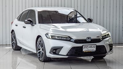 HONDA CIVIC, 2.0 e:HEV RS 2022 สีขาว โฉม FE ปี21-ปัจจุบัน