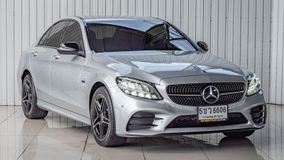 BENZ C-CLASS, C300e AMG SPORT ปี 2021 สีเทา โฉม W205 ปี14-23