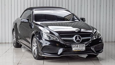 BENZ E-CLASS, E200 Cabriolet AMG 2015 โฉม W207 ปี09-16 สีดำ เครื่องยนต์ เบนซิน เกียร์AUTO รถศูนย์ Benz ไมล์ 226,046 km.