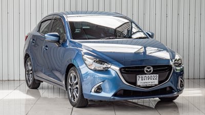 MAZDA2, 1.5 XD High Connect ปี 2018 สีน้ำเงิน โฉม ปี14-ปัจจุบัน 4Dr