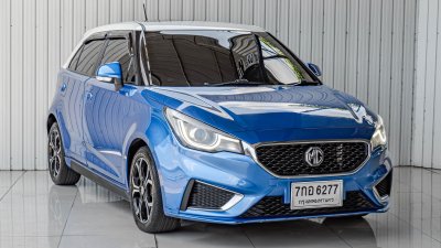 MG 3, 1.5 V SUNROOF ปี 2018 สีน้ำเงิน ขาว โฉม ปี14-24
