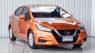 NISSAN ALMERA, 1.0 EL ปี 2021 สีส้มโฉม ปี19-ปัจจุบัน