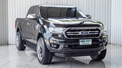 FORD RANGER, 2.2 XLT ปี 2020 สีดำโฉม HI-RIDER OPEN CAB