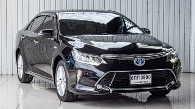 TOYOTA CAMRY, 2.5 HV NAVI ปี 2017 สีดำ  โฉม ปี12-18