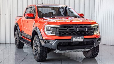 FORD RANGER, 2.0 RAPTOR BI-TURBO 4WD ปี 2023 จด 2024 สีส้มโฉม DOUBLE CAB