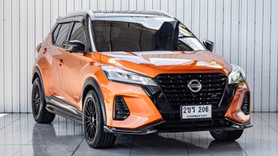 NISSAN KICKS, 1.2 VL 2020 สีส้ม ดำ โฉม ปี20-ปัจจุบัน