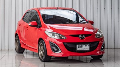 MAZDA-2 1.5 Spirit Sports ปี 2013 สีแดง โฉม ปี09-14 5Dr
