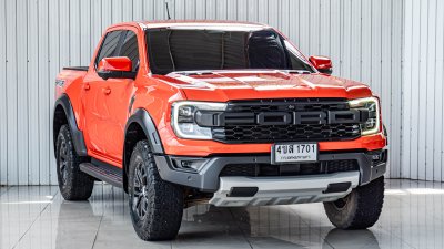 FORD RANGER, 3.0 RAPTOR ECO BOOST 4WD ปี 2023 สีส้ม  โฉม DOUBLE CAB