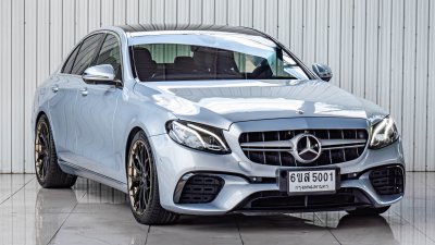 BENZ E-CLASS, E220d 2.0 EXCLUSIVE 2016 สีเทา โฉม W213 ปี16-24