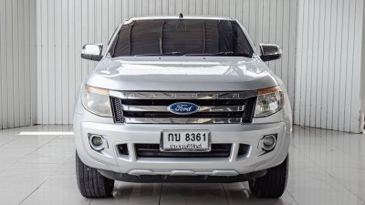FORD RANGER 2.2 XLT เกียร์AT 2015 สีเทา โฉม HI-RIDER DOUBLE CAB