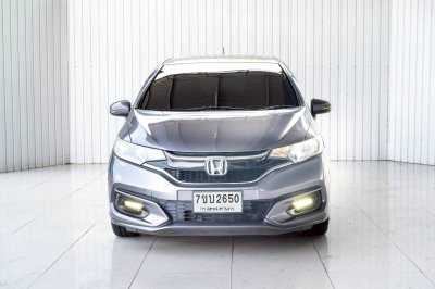 HONDA JAZZ, 1.5 i-VTEC V+ ปี 2017 สีเทา โฉม ปี14-ปัจจุบัน