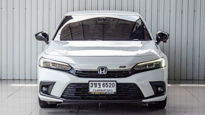HONDA CIVIC, 2.0 e:HEV RS 2022 สีขาว โฉม FE ปี21-ปัจจุบัน