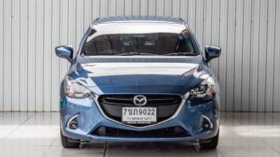 MAZDA2, 1.5 XD High Connect ปี 2018 สีน้ำเงิน โฉม ปี14-ปัจจุบัน 4Dr