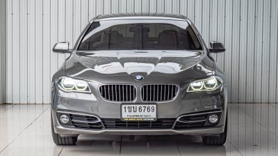BMW SERIES 5, 528i LUXURY ปี 2014 สีเทา เกียร์ A/T  โฉม F10 ปี10-17