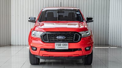 FORD RANGER, 2.2 XLT ปี 2021 สีแดงโฉม HI-RIDER DOUBLE CAB