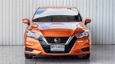 NISSAN ALMERA, 1.0 EL ปี 2021 สีส้มโฉม ปี19-ปัจจุบัน