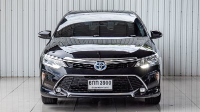 TOYOTA CAMRY, 2.5 HV NAVI ปี 2017 สีดำ  โฉม ปี12-18