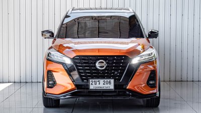 NISSAN KICKS, 1.2 VL 2020 สีส้ม ดำ โฉม ปี20-ปัจจุบัน