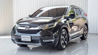 HONDA CRV, 1.6EL i-DTEC 4WD 2018 สีเขียวเข้ม โฉม ปี17-23