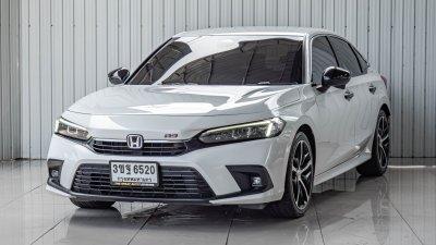 HONDA CIVIC, 2.0 e:HEV RS 2022 สีขาว โฉม FE ปี21-ปัจจุบัน